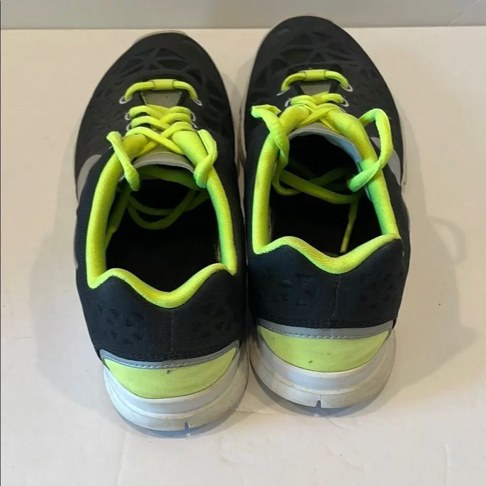 Nike Black and Lime Green Sneakers